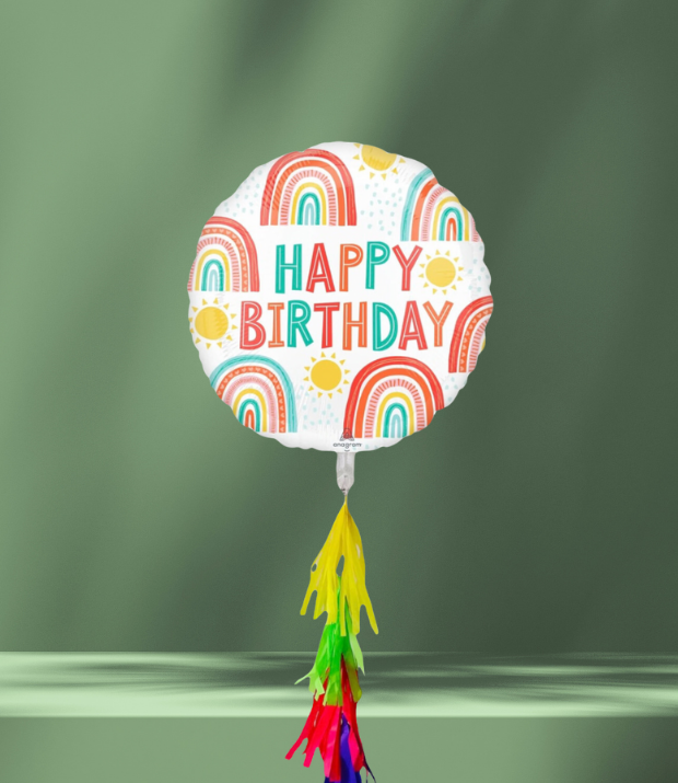 Retro Rainbow Birthday